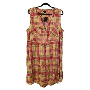 Multi-Coloured Torrid Women's Mini Challis Zip-Front Shirt Dress